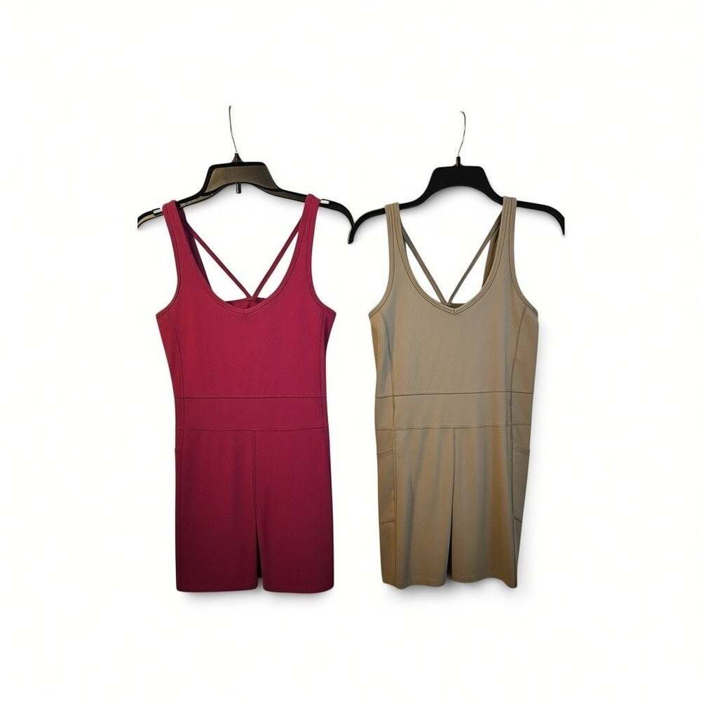 Calvin Klein Performance Sleeveless Active Workout Suits W/ Pockets‎